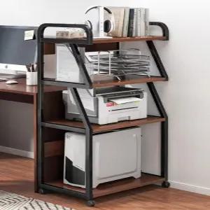 이동식 프린터받침대 복사기 거치대 랙 컴퓨터 캐비닛 사무실 다이