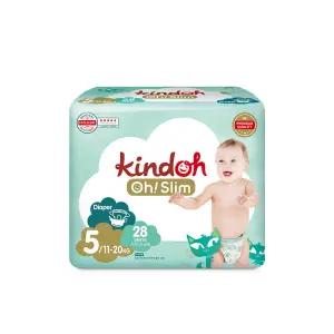 킨도 프리미엄 오슬림 밴드형 기저귀 5단계 특대형 28매x4팩