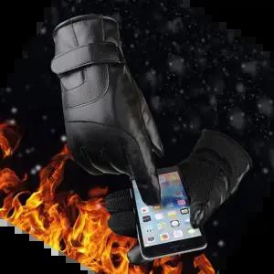 따듯한장갑 가죽 양털 오토바이 장갑 스마트폰 등산장갑