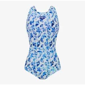 [아레나](대구신세계)여성 일반 썸머쉘 원피스 U백 실내수영복(캡내장)(A5FL1LS01)WHT