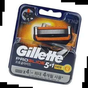 윤활스트립 질레트 퓨전 프로글라이드 파워 면도날(4입)(정품)