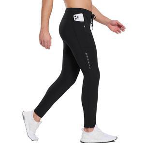 발레프 남성용 보온 러닝 타이츠 겨울 사이클링 팬츠 플리스 안감 컴프레션 레깅스 지퍼 포켓 방한 장비