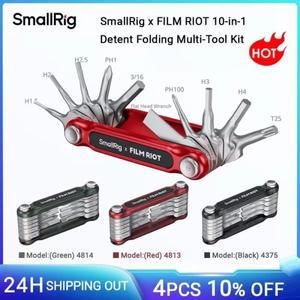 SmallRig x FILM RIOT 10-in-1 디텐트 접이식 멀티 도구 키트 범용 DSLR 카메라 리그 세트(스크루드라이버