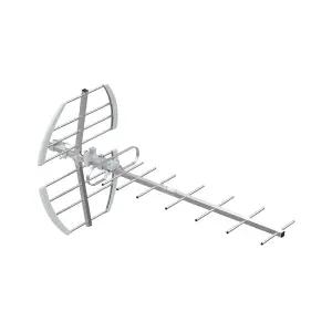 실외용 디지털 TV 안테나 옥외용 UHD 방송 수신 / 실외 지상파 수신기 WISENX1628