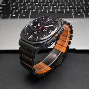 럭셔리 티타늄 스트랩 삼성 갤럭시 워치 울트라 2025 울트라2 고무 비즈니스 밴드 갤럭시 워치 울트라 47mm