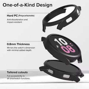갤럭시 워치 7 케이스 40mm 44mm 액세서리 프레임 보호 하드 범퍼 쉘 갤럭시 워치7 스마트 워치 커버