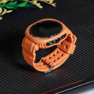 갤럭시 워치 울트라 1 2 47mm용 투명 케이스 밴드, 갤럭시 워치 울트라 2025용 소프트 실리콘 스트랩 TPU 커버 스포츠 팔찌