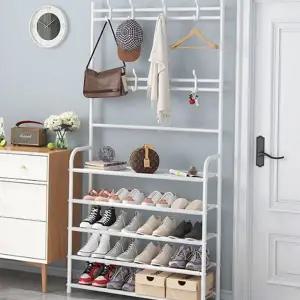 드레스 룸 행거 공간활용 슬림 조립식 시스템 행거 옷걸이 선반 수납 모자걸이 수납장 신발장 정리대