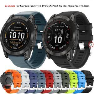 갤럭시워치 케이스22 26mm 스마트워치 스트랩 (가민 호환 피닉스 8 7 7X Pro 인스티니트 3 50mm 포어러너 9