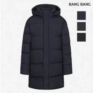 공용 후드탈착 구스다운 중기장 패딩 (NUF820)-KG