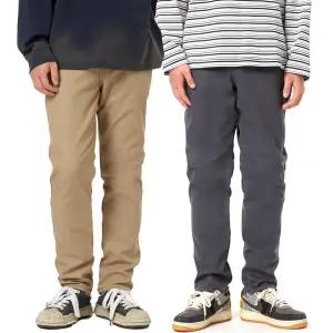 [비브레이커스]겨울 밍크퍼 기모 본딩 히든밴딩 테이퍼드 면바지 VG37