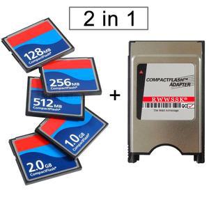 고품질 컴팩트 플래시 cf 카드 128MB PCMCIA 어댑터 포함 카메라 기계 도구 FANUC IPC용 메모리