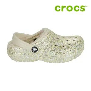 크록스 아동 샌들/ 207462-160/ 클래식 라인드 글리터