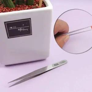 [셀러에이드]수작업 정밀 공구 핀셋 일자형1P 수공구 핀셋집게 소