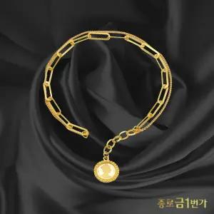 [종로금1번가] 여자 순금 팔찌 엘리자베스 레이어드 24K 18.75g