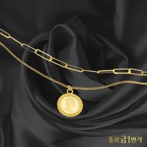 [종로금1번가] 여자 순금 목걸이 엘리자베스 레이이드 24K 37.5g