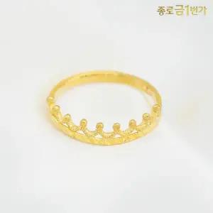 여자 순금 반지 크라운 1.875g