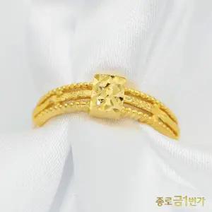 [종로금1번가] 여자 순금 반지 스퀘어 볼 24K 7.5g 99.9