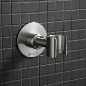 욕실 흡착식 샤워기거치대 각도조절 아기 샤워기홀더