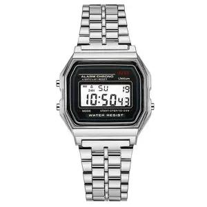 [콩심팥심]디지털 손목시계 사각 전자시계 패션 타이머 학생