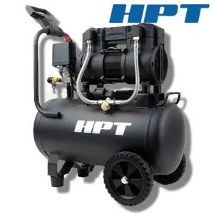 HPT 콤프레셔 HAC-224 4마력 24L 오일리스 저소음 콤프레샤 알루미늄통