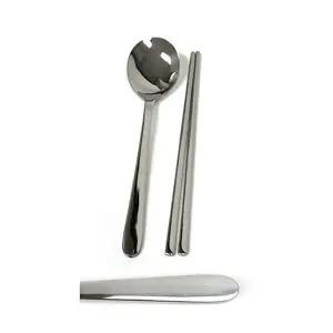 고품질 초등학생용 스텐 민무늬 수저세트 어린이수저 숟가락 젓가락 스텐수저세트 초등학생수저 WFHPZTV