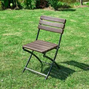 [체어팩토리]다니엘 체어 접이식 브로몰딩 야외 의자 사각 바베큐 캠핑 단체 펜션 의자