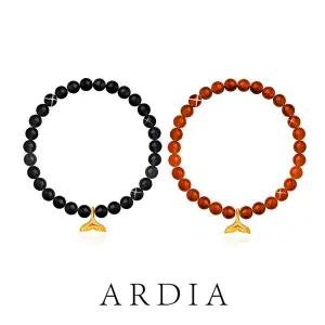 [아르디아] 24K 고래꼬리 천연석 팔찌