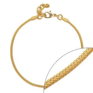 [골드리카]순금 여우체인 팔찌 3.75g+18K잠금(99.9%)