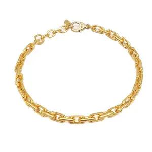 [골드리카]순금 모던체인 팔찌 11.25g+18K잠금(99.9%)