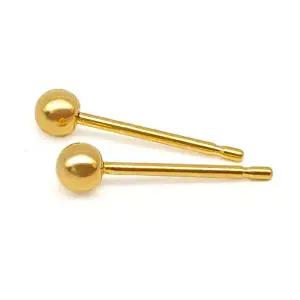 [골드리카]당일발송 24K 순금 심플볼 귀걸이 3mm(1쌍)