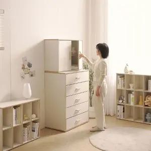 아이방 꾸미기! 복합수납 옷장, 유해물질 없는 스마트 정리! WB699