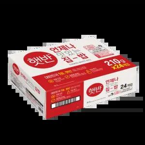 씨제이 햇반 백미밥 210g X 24개