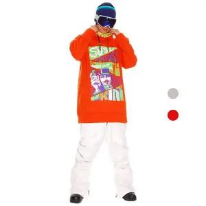 [SUGAPOINT]슈가포인트 남성/여성 스노우보드 그래픽 톨후드티 루즈핏 순면 기모 롱 후드 Goodman