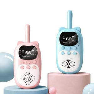 어린이용 무전기 실내 및 캠핑 장난감 2개 무선 인터콤 충전식 배터리와 선명한 통신 기능