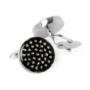 고품질 원형 도트 커프스링크 남자선물 (WFIB0EG)