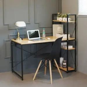 [하프클럽/]검정다리책상 중학생책상 깔끔한 검정다리 오염방지 아이방책