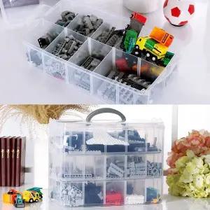 [하프클럽/]소품정리함 휴대용 3단 다용도 멀티박스 대형 멀티박스