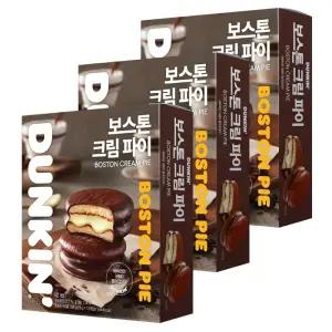 [소비기한 26.01.20] 던킨 보스톤 크림파이 336g X 3개