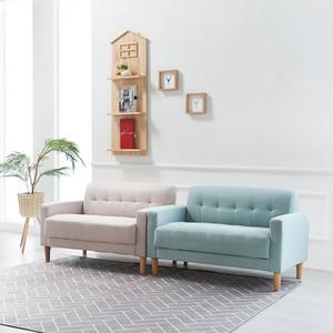 에보니아 모던 2인용 쇼파 패브릭 인조가죽 / 2인 소파