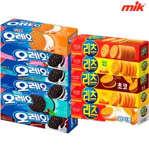 [15%중복쿠 폰]오레오&리츠 외 전제품 100g x 8개/4+4 외 골라담기 [초코/화이트/쿠키/딸기/민트/리츠/과자]