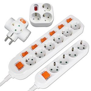 절전형 멀티탭 멀티코드 6구 4구 3구 2구 1구 / 개별 메인 T자