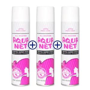 아쿠아넷 엑스트라 슈퍼홀드 스프레이 X 3개
