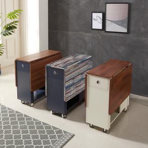 아일랜드식탁 확장형테이블 접이식탁자 2-4인용 식탁