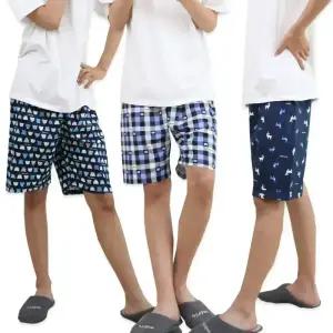 남성 특면 캐릭터 5부 잠옷바지 국내산 남자 면 파자마 홈웨어 하의