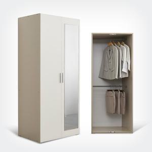 [장인가구] 코지 전신거울 800 미니 옷장 행거형