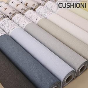 [쿠셔니]붙이는벽지 실크 단열벽지 격자 70cm x 30m