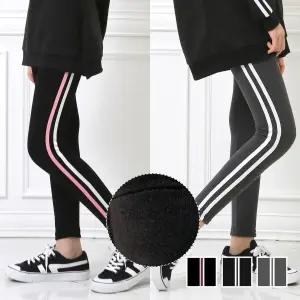 [주니어클라쓰]두줄밍크기모레깅스 주니어의류 남아 여아 초등학생옷 청바지 면바지 상하복 티셔츠