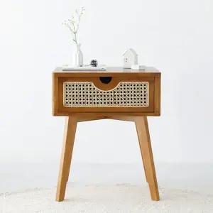 마켓비 CESBON 원목수납협탁 라탄 KCN001 7486.7277