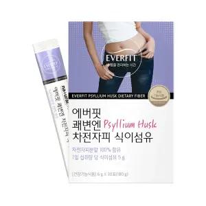 내츄럴플러스 에버핏 쾌변엔 차전자피 식이섬유 30포 묵직한 아랫배 부드러운 장운동